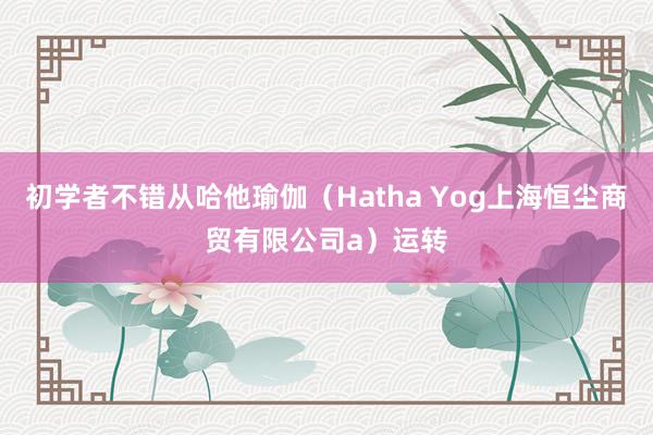 初学者不错从哈他瑜伽（Hatha Yog上海恒尘商贸有限公司a）运转
